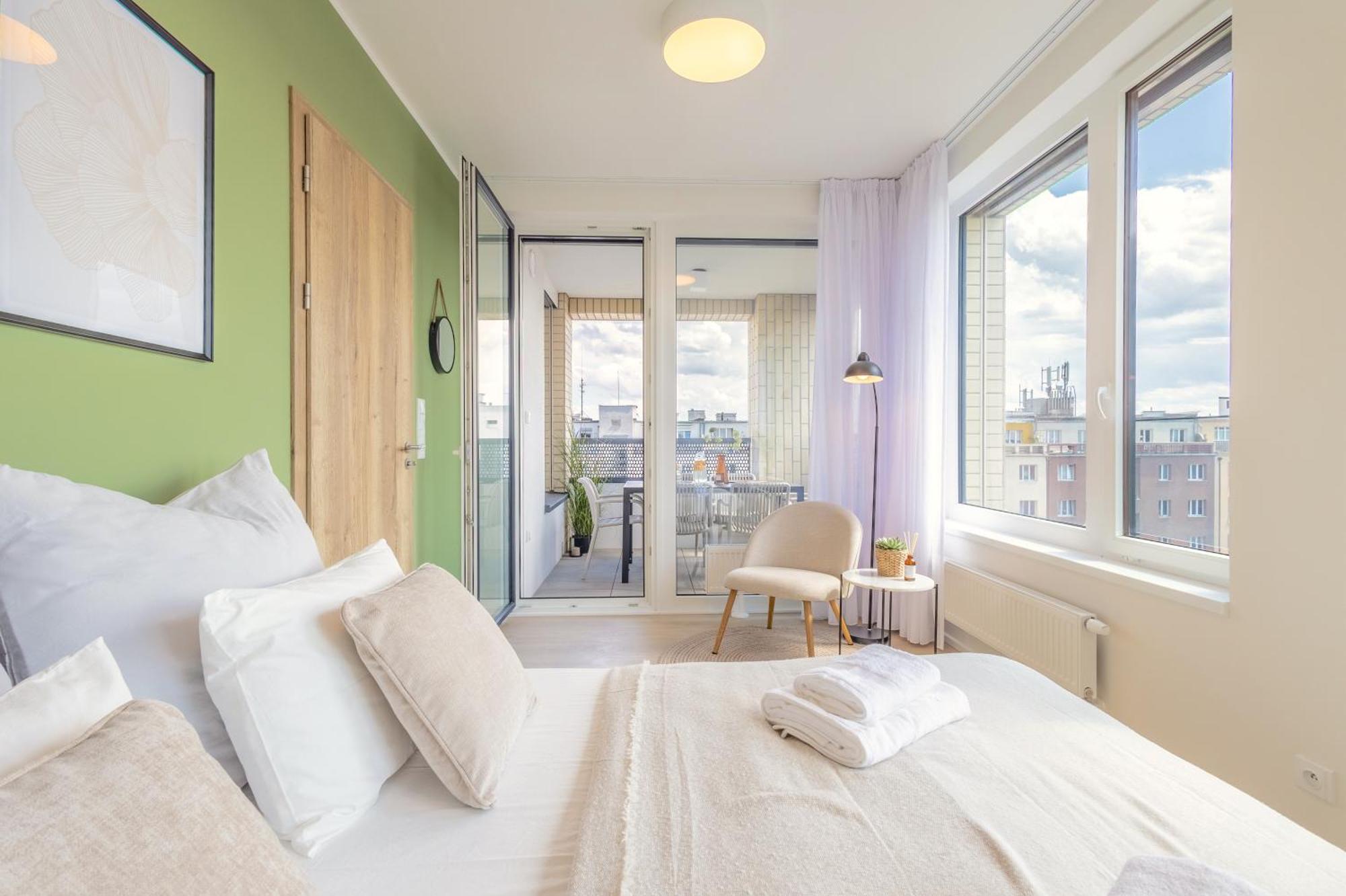 Bright 2Br - 7Th Floor, Balcony, Free Parking By Gravity Prague Appartement Buitenkant foto