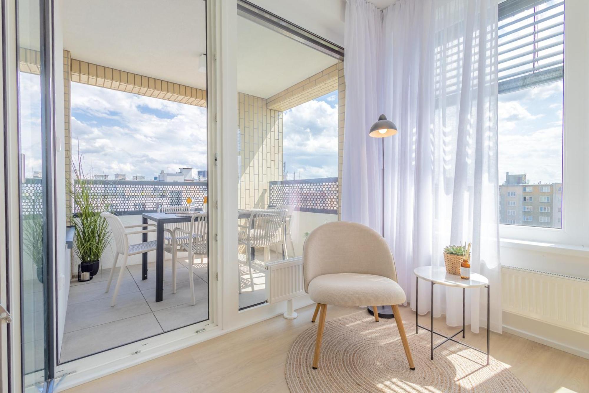 Bright 2Br - 7Th Floor, Balcony, Free Parking By Gravity Prague Appartement Buitenkant foto